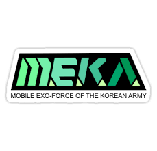 meka logo sticker by drkpxl school logo sticker logos