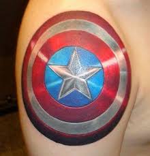 Discover patriotism with the top 70 best captain american tattoo designs for men. Huge Captain America Shield Tattoo Collection