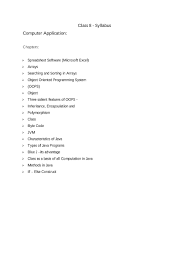 Get all your doubts cleared with our instant doubt resolution support. Icse Syllabus For Class 8 Computer Applications 2018 2019 Examination