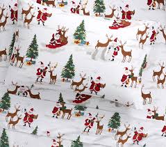 I have always loved the idea of making an effort for my christmas table styling and this year i decided it was time i started my table top collection. Organic Merry Santa Kids Christmas Flannel Sheets Pottery Barn Kids