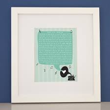 Browse gift guides for mom, the guys, kids, pets, and more. Personalised Our Song Framed Print The Gift Experience