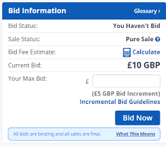New Bid Fee Calculator Copart Uk