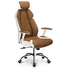 ergonomic office chair gaming chair high back fabric desk computer task home chair headrest spring seat white frame adjustable tilt recline stylish design mul in 2021 ergonomic office chair executive chair