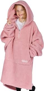 Get it today with same day delivery, order pickup or drive up. Oversized All Sherpa Wearable Blanket With Zipper The Comfy Teddy Bear Quarter Zip Blush One Size Fits All Seen On Shark Tank Home Kitchen Blankets Throws Emosens Fr