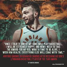 Follow the lively father and son pair, as their everyday life is sure to eventful. Pacers Nation Domantas Sabonis Dad Is Super Proud Of Facebook