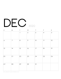 Printable December 2020 Calendar Monthly Planner 2 Designs Flowers Modern In 2020 Calendar Monthly Planner Monthly Planner Template Modern Calendar