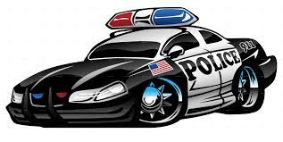 Police Muscle Car Cartoon Car Cartoon Police Cars Car Drawings