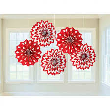 Decorate your flat with these cute apples from paper. Fan Decorations Printed Paper Apple Red Amscan Asia Pacific