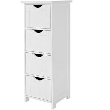 Entdecke 65 anzeigen für kleiner weißer schrank zu bestpreisen. Schubladenkommode Badschrank Beistellschrank Kleiner Kommode Schrank Aus Holz Mit 4 Schubladen 30 X 82 X 30cm