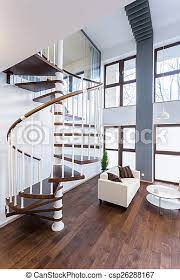 Have a helper assist you in moving it upward. Spiral Stairs In Luxury Mansion Close Up Of Spiral Stairs In Luxury Mansion Canstock