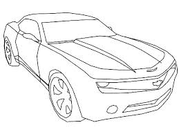 Free printable camaro coloring pages. Printable Bumblebee Car Template Novocom Top