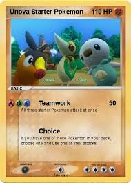 Known as 御三家 the big three among japanese fans). Pokemon Unova Starter Pokemon
