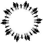Download Family Holding Hands In Circle Free Svg