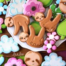 They just do it for fun, to be festive. How To Make Decorated Sloth Sugar Cookies