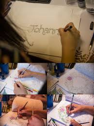 Eine andere art von zeichnen. Diy Blumenkranz Monogramm Bild Und Geschenkanhanger Freebie