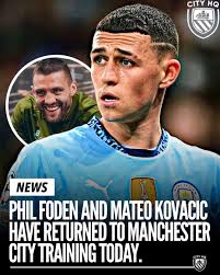 Pep Guardiola: “Haaland, Akanji, John Stones, Aké… Rodri… quite good, eh?”  “You will see when they will be back. YOU WILL SEE…” Via Derek Katey Caesar