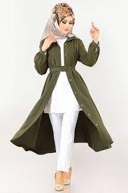 Modaselvim Kap Kemerli Tesettur Kap 4164so376 Haki Fashion Nun Dress Dresses