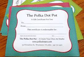 Remix it to make it your own. Gift Certificates Polka Dot Pot
