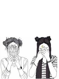 Black And White Best Friends Drawings Pin On Ayeee