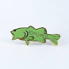 The Classic Bass Fishing Pin Lapel Pins Pin Design