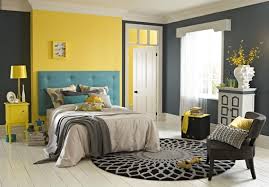 Use a dark orange with navy blue for a darker color palette. Still Love Yellow Beautiful Bedroom Colors Bedroom Color Schemes Bedroom Wall Colors