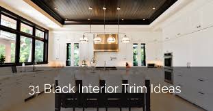 Deep poplar strips inside that inset, along with baseboard trim and new butcher block countertop, the island will get a whole new look! 31 Black Interior Trim Ideas Sebring Design Build