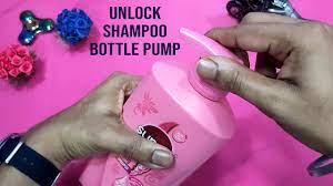 Opening shampoo conditioner bottle pump lid. How To Open Shampoo Pump Bottle Unlock A Shampoo Bottle Pump Youtube
