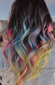 Water color art hand paint background. 15 Cool Rainbow Hair Color Ideas To Rock In 2020 The Trend Spotter
