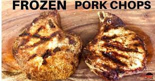 Ninja Foodi Grill Pork Chops From Frozen Youtube Cooking Frozen Pork Chops Foodie Recipes Pork Recipes