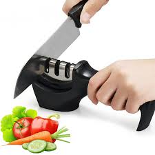 Rated 5.00 out of 5 based on 43 customer ratings. Buy Online 3 Stages Knife Sharpener Professional Kitchen Sharpening Stone Tungsten Steel Ceramic Kitchen Knives Accessories Alitools