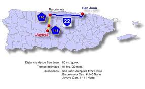 Mapa De Puerto Rico Direcciones De Calles Para Poder Llegar A Jayuya Orocovis Puerto Rico Morovis