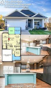 Plan 890096ah Cozy 2 Bed House Plan With Screened Porch Craftsman House Plans House Plans Small House Plans