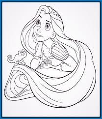 Dibujo Rapunzel Para Colorear