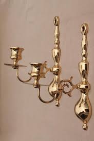 Maybe you would like to learn more about one of these? Vintage Baldwin Brass Wall Mount Candle Holder Sconces Polished Solid Brass