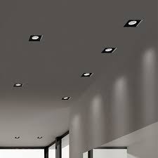 Può essere installato in controsoffitto praticando un foro di diametro ø 80. Sforzin Porta Faretto Da Incasso In Gesso Quadrato Led 3w Samo T305 Blank Design Studio Luceled