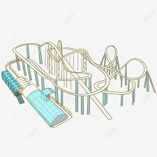 Cara menggambar dan mewarnai tv anak 6 499 612 views. Gambar Roller Coaster Taman Bermain Yang Digambar Tangan Fasilitas Rekreasi Taman Hiburan Roller Coaster Png Transparan Clipart Dan File Psd Untuk Unduh Gratis