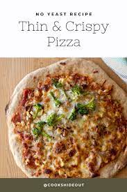Recipe To Make Thin Crispy And Delicious Pizza Without Yeast Cook S Hideout Delicious Pizza Delicious Pizza Recipes Recipes