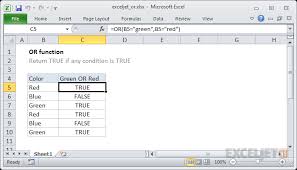 How To Use The Excel Or Function Exceljet