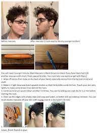 Facial hair styles is something that describes men. How To Enhance Fine Facial Hair With Mascara Photo Tutorial Nonbinary