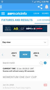 All you have to do is just click any of the matches boxes with the cricket match and you can see cricket score and match details for that particular match, yes! Live Cricket Scores For Android Apk Download