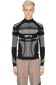 Black And White Long Sleeve Misbhv Europa Long Sleeve Active Top Black White In 2020 Black Tops Sports Fashion Trend Fashion
