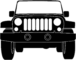 Jeep Silhouette Illustration Jeep Grill Jeep Art Jeep