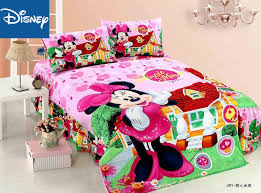 Disney Minnie Mouse Bedding Set For Girls Bedroom Decor Twin Size Duvet Covers Single Bedspread Flat Sheet 2 4 Pcs Free Shipping Bedding Sets Aliexpress