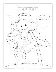 Make your world more colorful with printable coloring pages from crayola. Spring Tracing Worksheets Itsybitsyfun Com