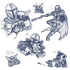 Yawp I Love One 1 Father Child Duo Do Not Repost Star Wars Drawings Star Wars Artwork Star Wars Fandom