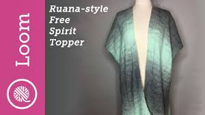 Check spelling or type a new query. Loom Knit Ruana Style Free Spirit Topper Cc Youtube