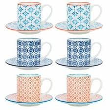 Serving size 80 ml.inspired by the shape of the nespresso capsule, the ritual cups are elegant, light and expertly designed to serve the perfect coffee. Porcelain Espresso Cup Saucer Sets For Sale Ebay