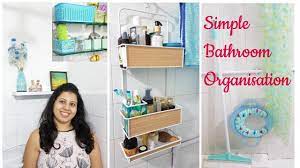 Best small bathroom storage ideas 2020: Small Bathroom Organization Indian Bathroom Storage Ideas Maitreyee S Passion Youtube