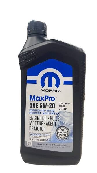 CHRYSLER/JEEP 5W20 USA MOPAR 1LTR - Part Number: MOP02