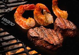Verano Bbq Grill Mat Perfect For Bbq Chicken Grilled Shrimps And Much More Bbq Grill Bbq Grill Mats Bbq Grill Set